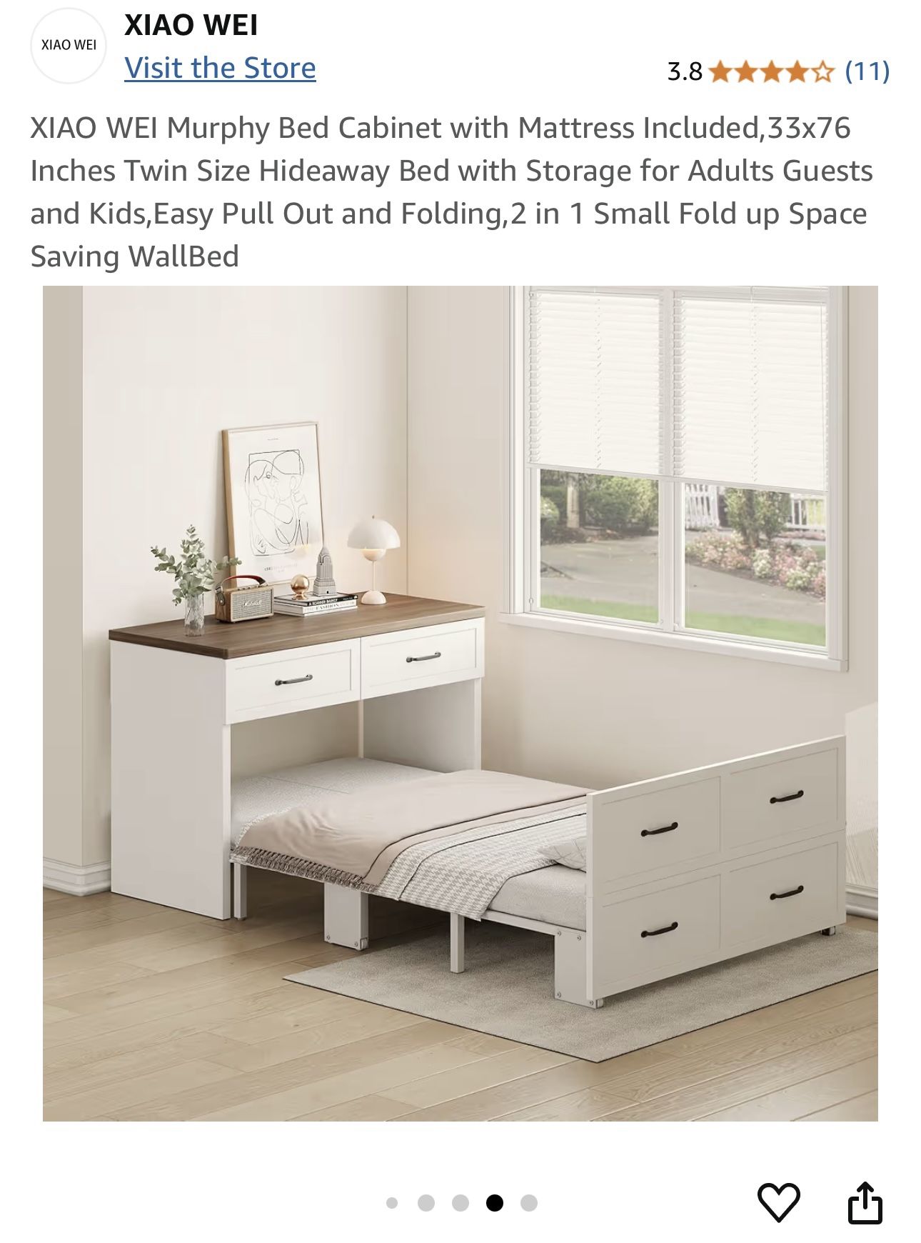 New Murphy Bed ( Twin )