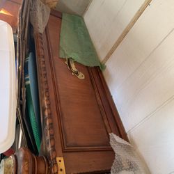 Display Coffee Table With Glass Top And Felt Lined Drawer