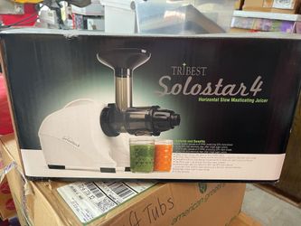 TriBest Solostar 4  Horizontal Slow Masticating Juicer