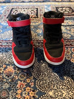 Nike Air Force 1 High Top Sneakers – Black/Red – Size 10.5 / $140