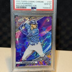 2022 Topps Cosmic Chrome - Julio Rodriguez #197 Nucleus Refractor (RC)