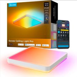 NEW Govee 18” Smart Ceiling Light Pro – Square RGBIC 4800LM – Matter