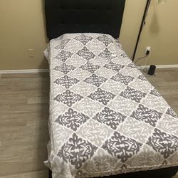 Twin Bed  With box  Spring And Mattress 