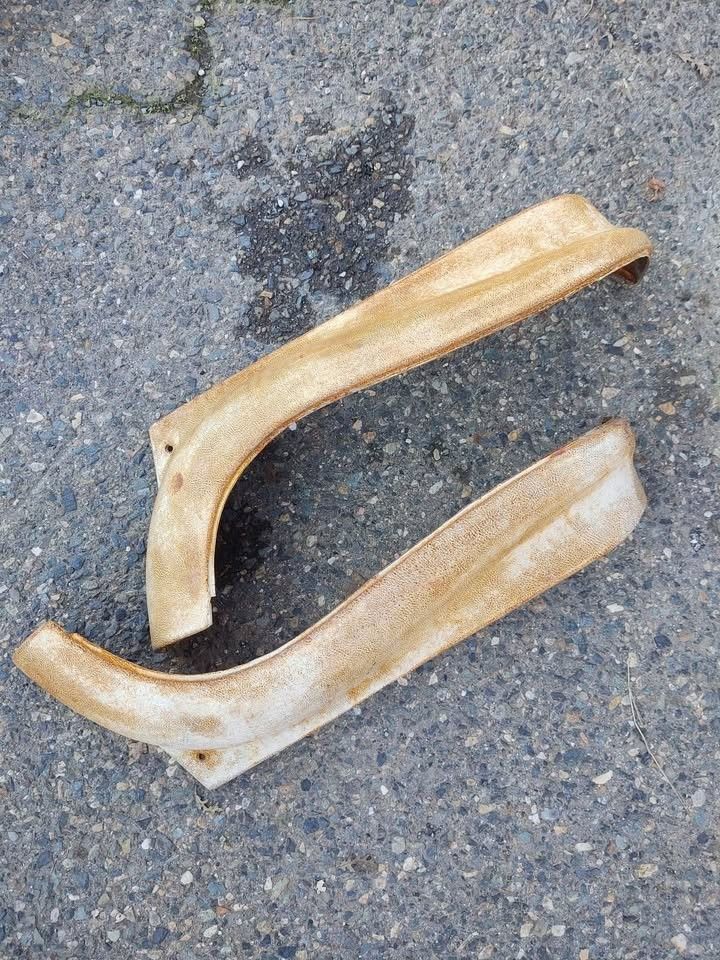 Metal Side Seat Trim Panels- White