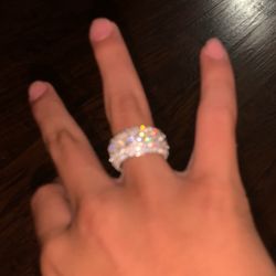 moissanite men’s ring Size 8 