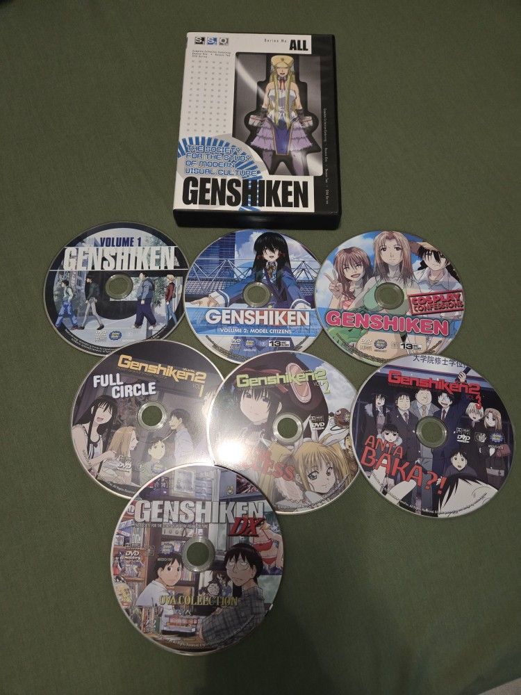 Genshiken: Complete Collection (DVD, 2011, 7-Disc Set) Anime