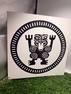 Tribal Tiki Art Print Wall Decor