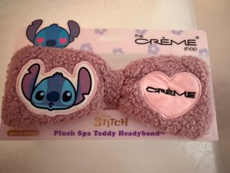 The Crème Shop Disney Stitch Plush Spa Teddy Headband