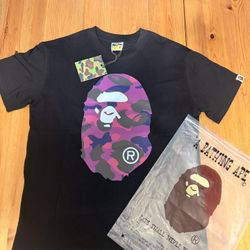 BAPE CAMO APE HEAD TEE (M) 