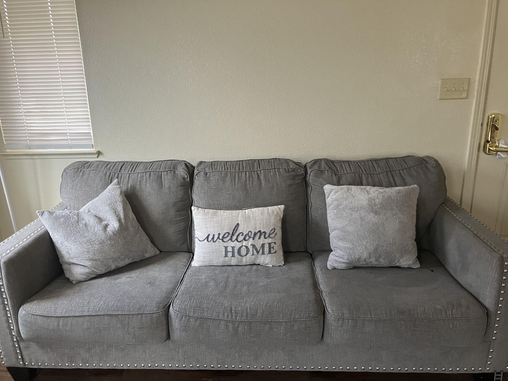 Free Couch And Pillows (also Pulls Our To Bed)