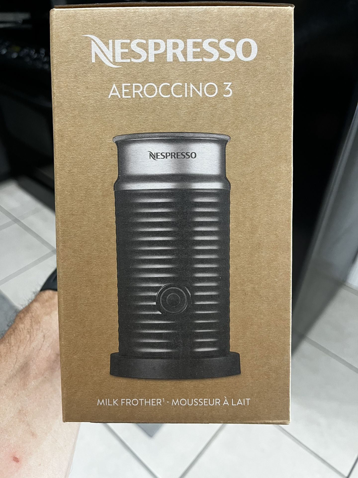Nexpresso Aeroccino 3 Milk Frother New
