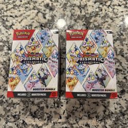 Pokemon Prismatic Evolutions Booster Bundles