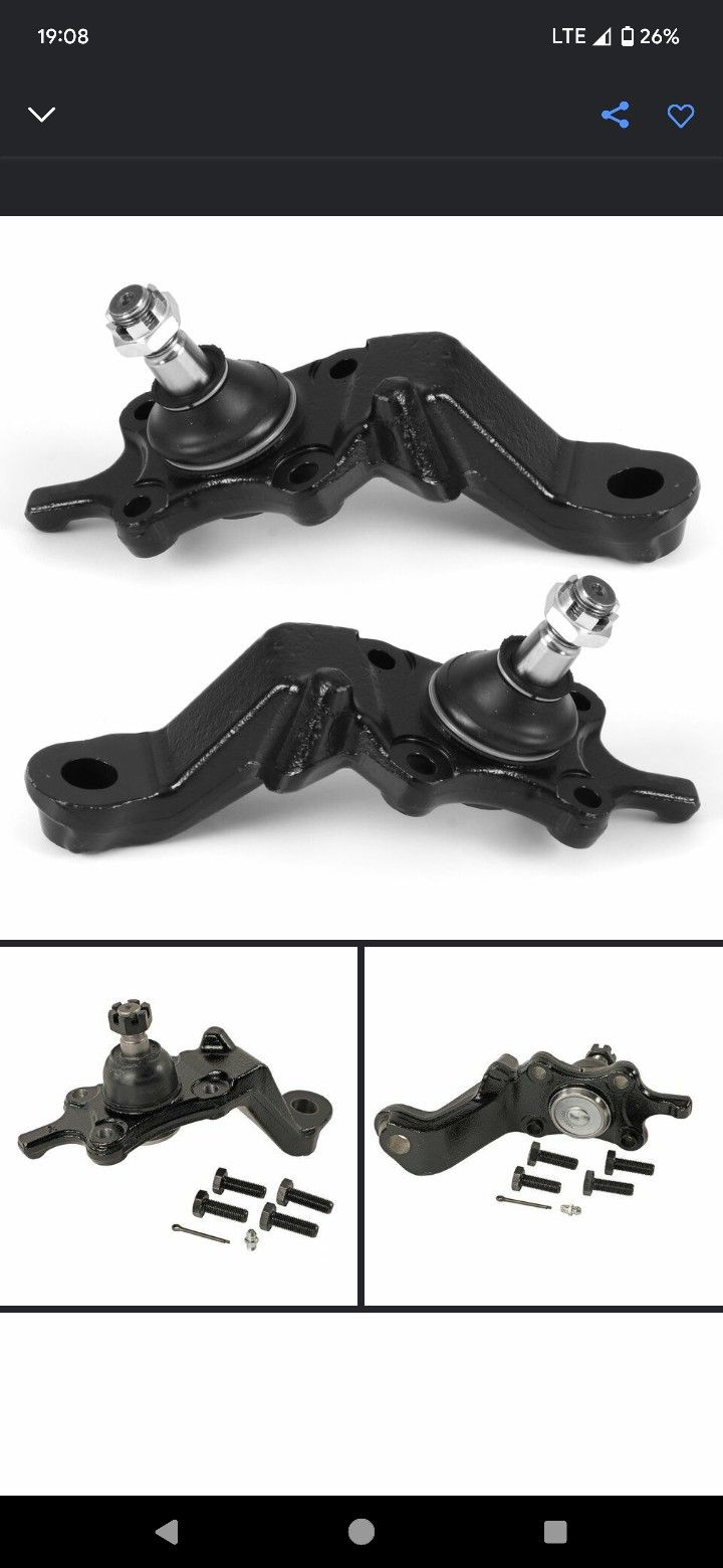 MOOG Greasable lower ball joints for Toyota Tacoma 95-04