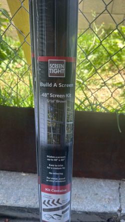 Screen Tight 48” Screen Kit Ajustable Black/Brown