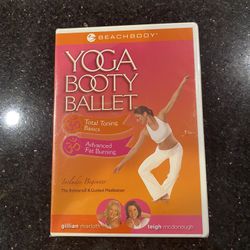 Beachbody Yoga Booty Ballet : Total Toning Basics / Advanced Fat Burning DVD