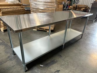 Commercial Kitchen Prep Table Heavy Duty