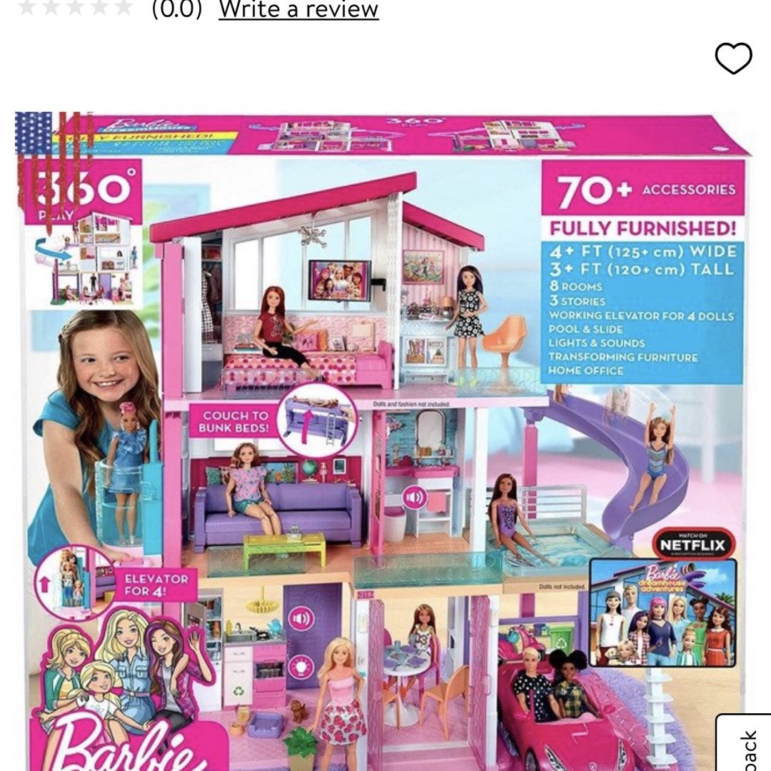 Barbie Dream House Doll house 3-Story With Furniture, Dolls And Accessories  100+ for Sale in Chicago, IL - OfferUp