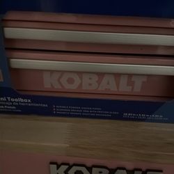 Kobalt tools box large small and bucket