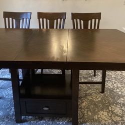 Dining Table And Six Chairs