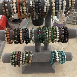CRYSTAL Bead Bracelets And more!!!