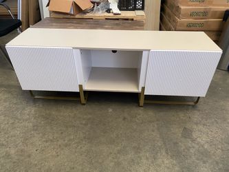 Brand new 60 inch TV stand with two doors