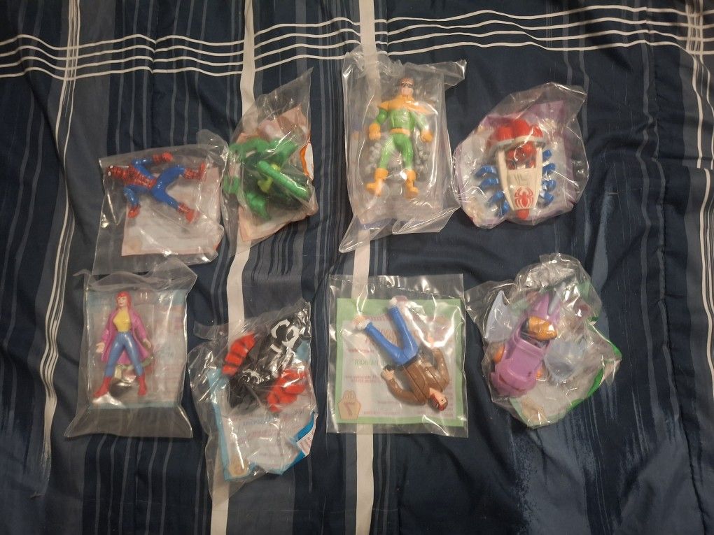 1990'S MCDONALD'S SPIDERMAN TOYS