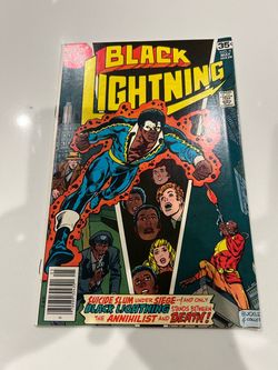 Black Lightning #9 - 1978) Rich Buckler cover. Bronze Age DC Comics FN+