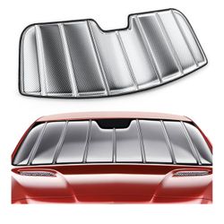 Windshield Sun Shade for Chevrolet Silverado/GMC Sierra 1500/2500HD/3500HD for 2019-2026, Foldable Front Window Shade with 3-Layer Reflective Material