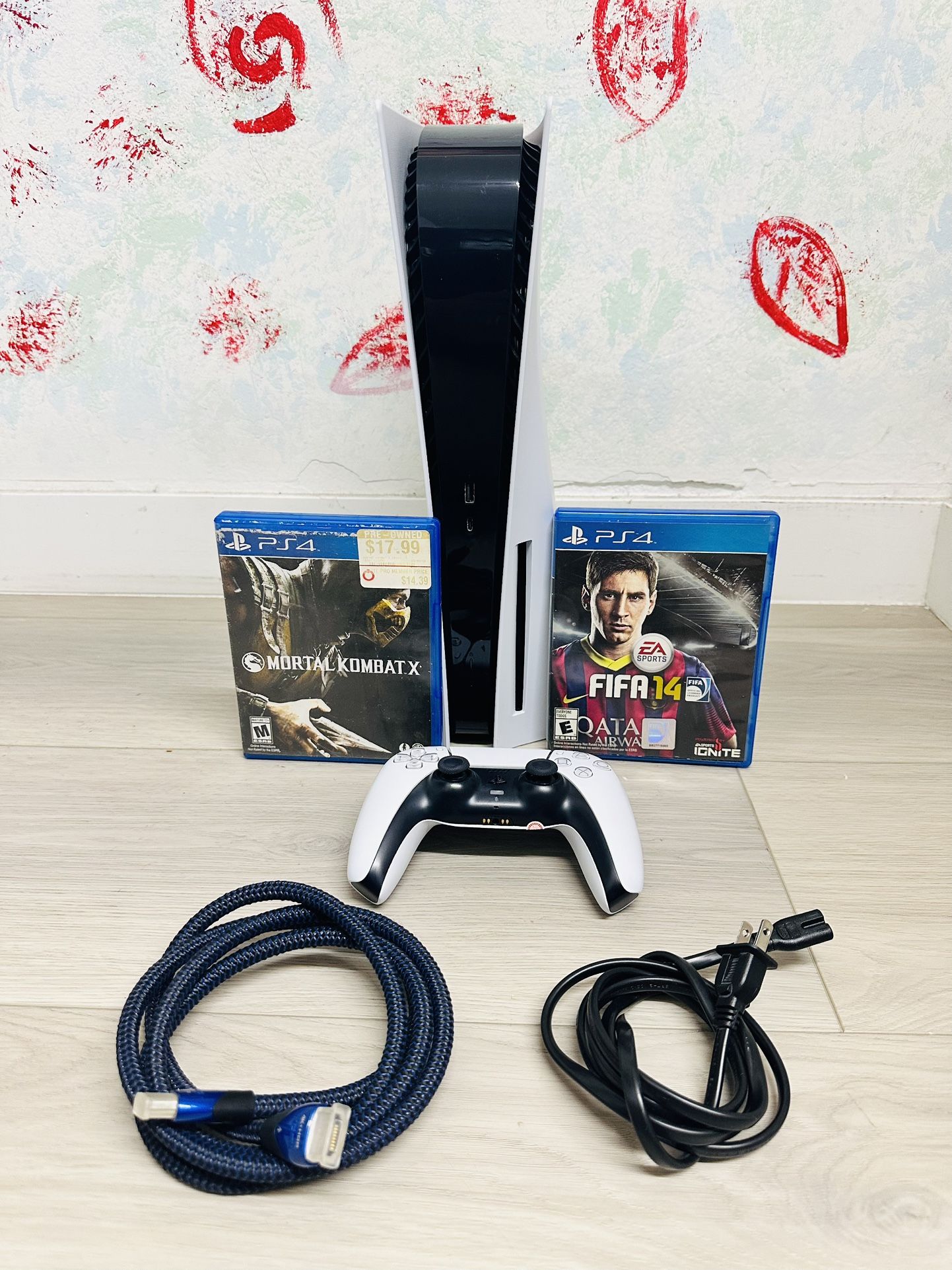 Sony PlayStation 5 - 825GB , Bonus 2 Games ( Used Very New )