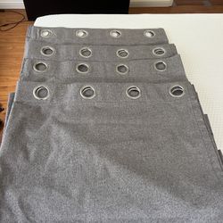 100% Blackout Shield Linen Curtains