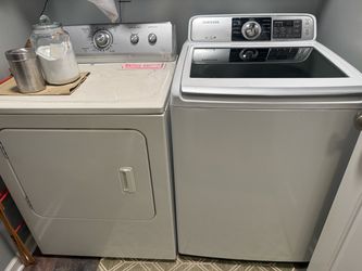 Samsung Top Load Washer and Dryer Set