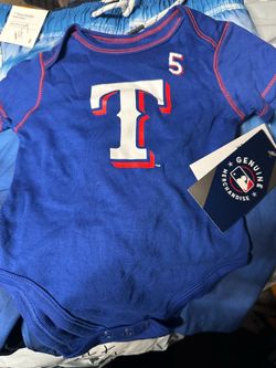 Texas rangers baby bodysuit