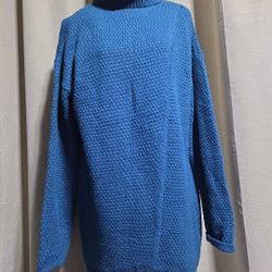 Great NW INDIGO SWEATER SZ LG