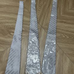 Set of three 100% Silk Ties