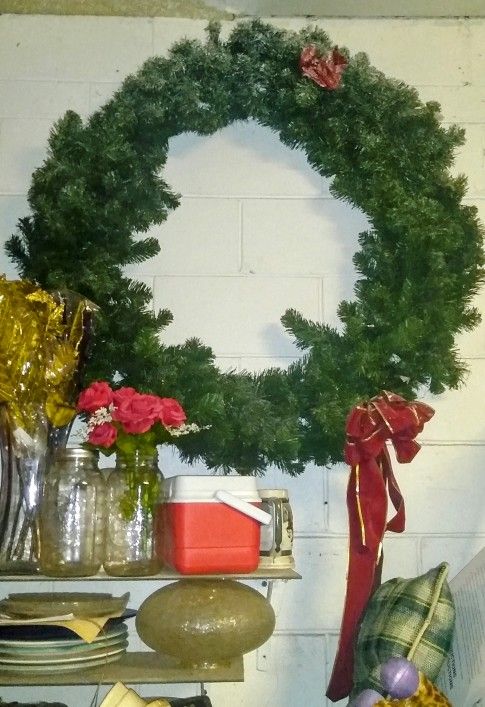 XXL Estate Entry Or Barn Face Wreath