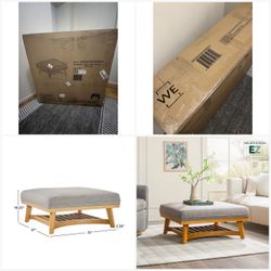 BRAND NEW Walker Edison Ottoman “Nash”
