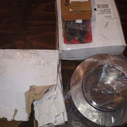 Rear Rotors W Brake Pads
