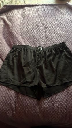 JUICY COUTURE, XL Black Satin Shorts