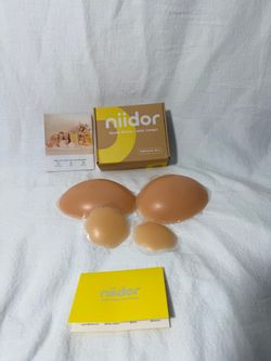 Niidor Sujetador adhesivo adhesivo sin tirantes ultra invisible