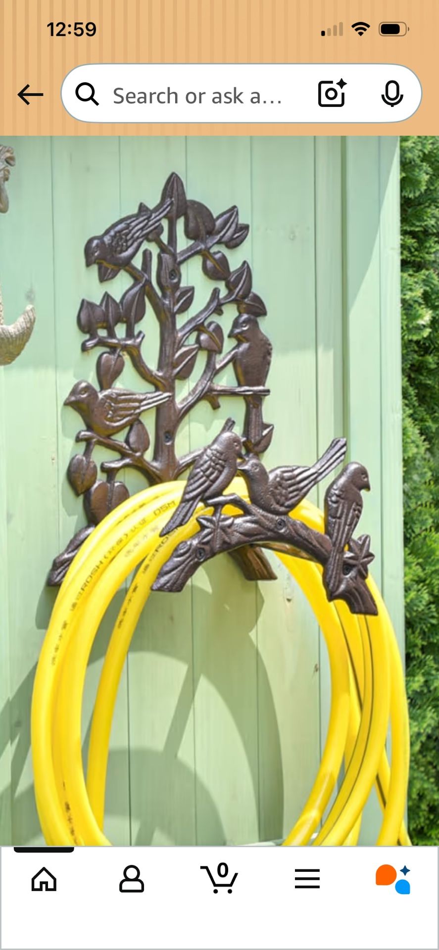 Cast Iron Hose Holder