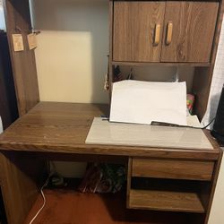 Kids Desk. Sturdy Wood.