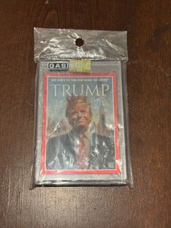 2025 GAS King Trump Cracked Ice # /125 Limited Edition Foil Card