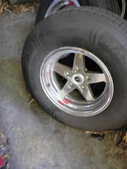 New 5x5 15inch Chevy rims