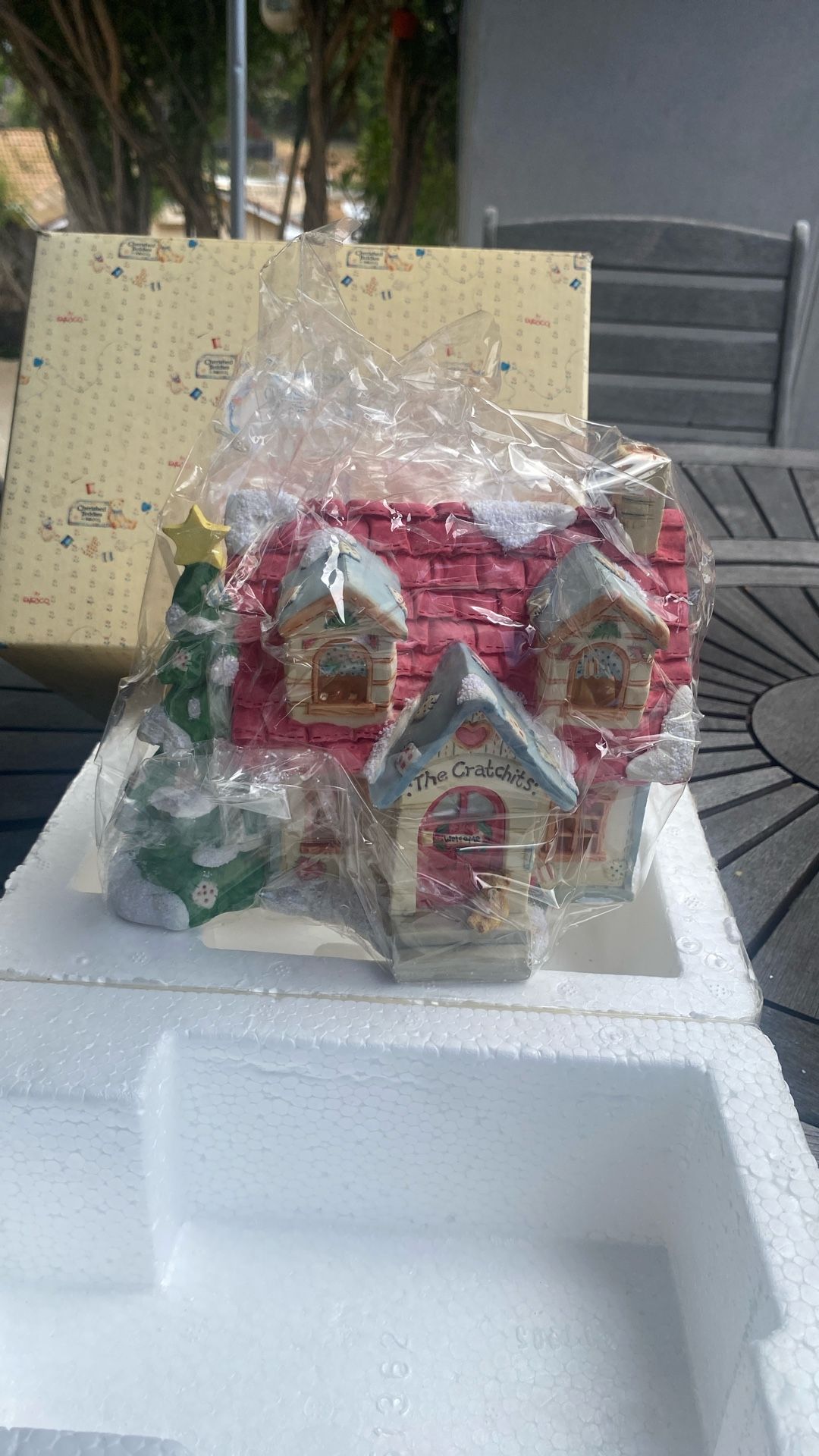 Cherished Teddies “The Cratchits House” Nightlight