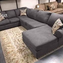 Jayceon Steel Sectional Oversized Ashley Couch New 
