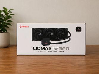 Enermax LIQMAX IV 360 AIO Liquid CPU Cooler – 360mm ARGB LCD Display