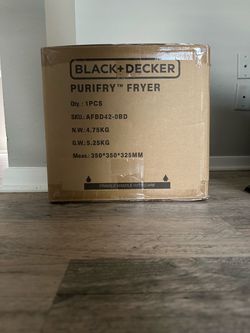 Black+Decker Purifry 4QT Air Fryer – Brand New, Sealed in Box