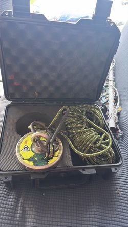 Magnet Fishing Kit with Case and Rope