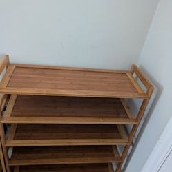 Bamboo Shoe Rack