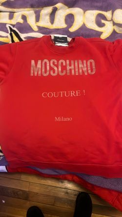 Red Moschino Sweatshirt
